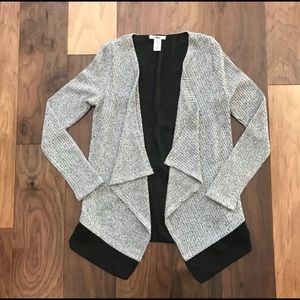 Bar III black and white sweater